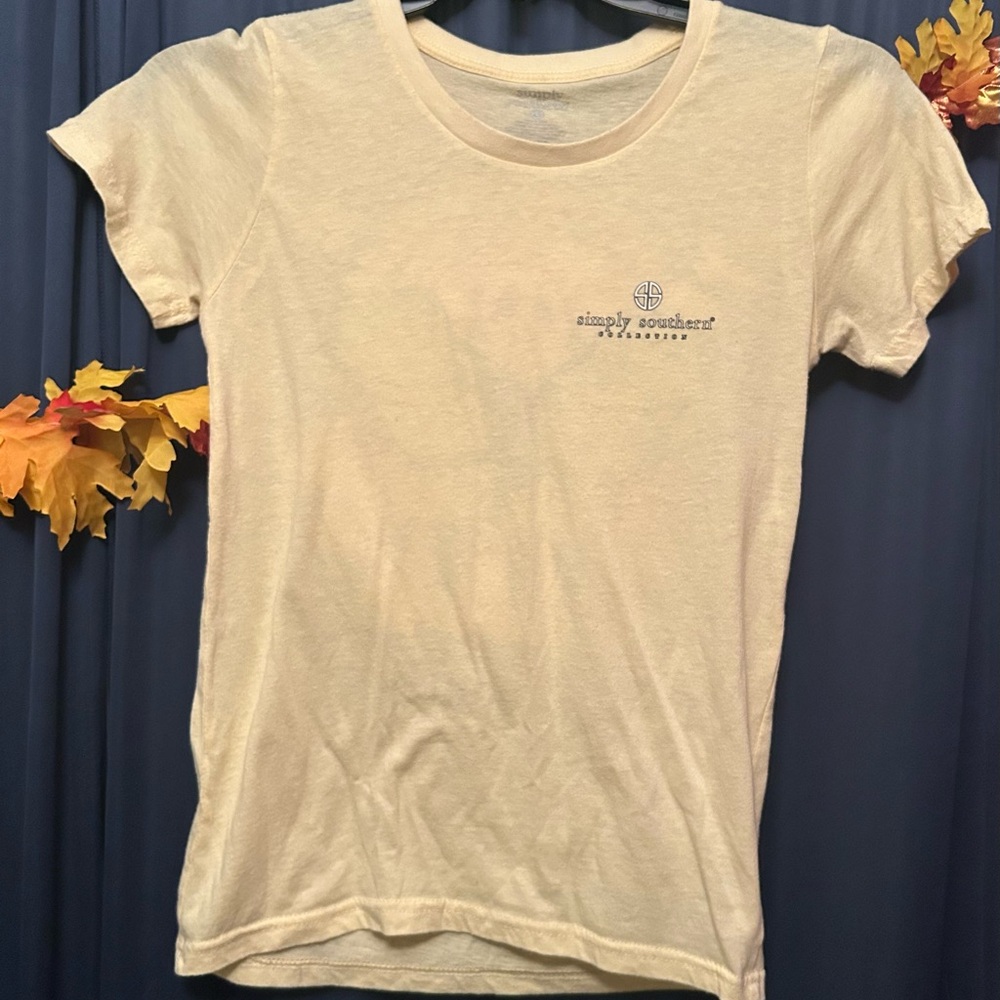 Simply Southern Cream Short Sleeve Tee